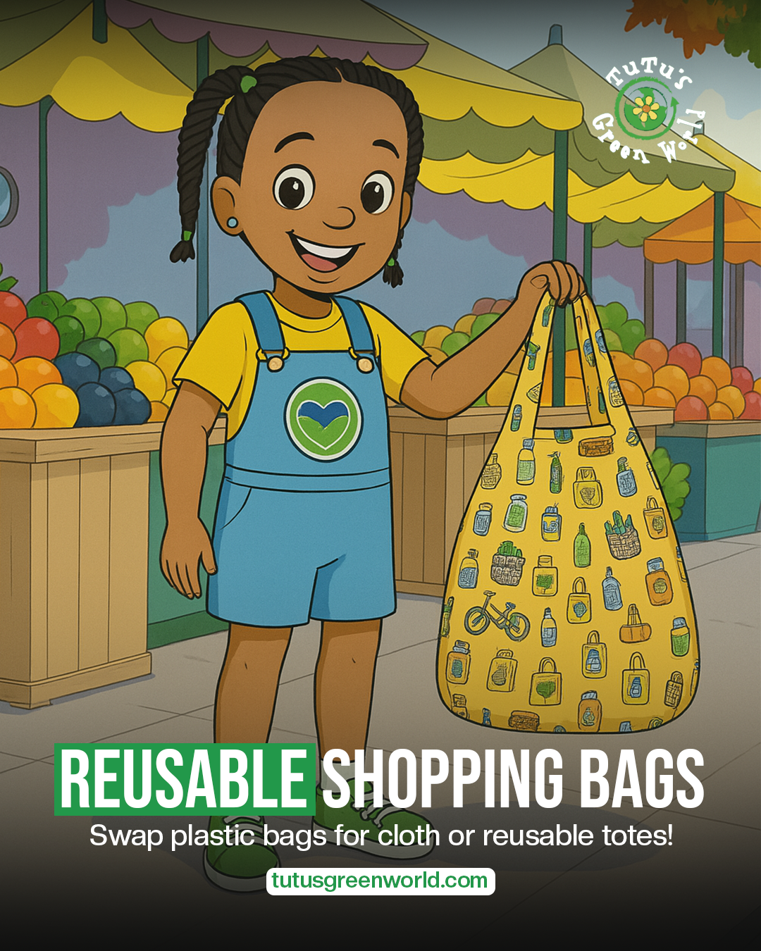 🛍️ Swap Plastic Bags for Reusable Totes!