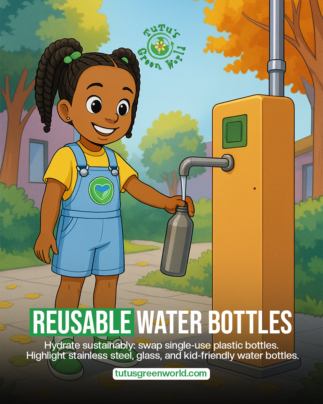 💧 Hydrate Sustainably: Swap Single-Use Plastic Bottles!