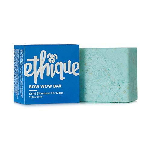Ethique Bow Wow Bar Nourishing Solid Dog Shampoo for Dogs - Plastic-Free, Vegan, Cruelty-Free, Eco-Friendly, 3.88 oz (Pack of 1)
